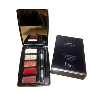 Dior Mini Palette — Champagne, Rose Gold & Red Shades